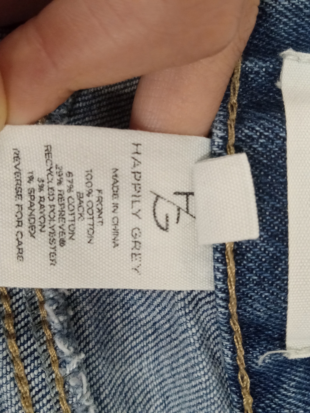 Happily Grey Women’s Light Blue Jeans Shorts Size 11/3 - Picture 13 of 13